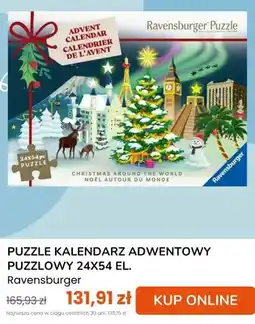 taniaksiazka.pl Puzzle kalendarz adwentowy puzzlowy 24x54 el. Ravensburger oferta