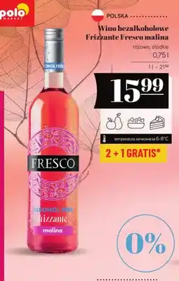 Polomarket Wino bezalkoholowe Frizzante Fresco malina oferta
