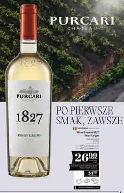 Polomarket Wino białe Purcari 1827 Pinot Grigio oferta