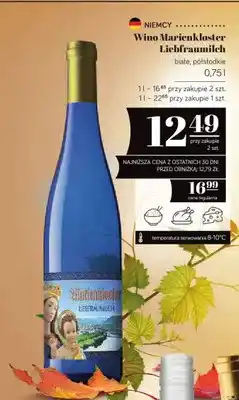 Polomarket Wino białe Marienkloster Liebfraumilch półsłodkie oferta