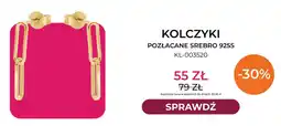Briju Kolczyki pozłacane srebro 925S KL-003520 Briju oferta