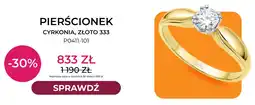Briju Pierścionek cyrkonia złoto 333 P0411-101 Briju oferta