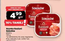 Netto Szynka Basiuni plastry Sokołów oferta