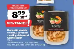 Netto Krewetki w oleju o smaku czosnku z natką pietruszki Connoisseur oferta