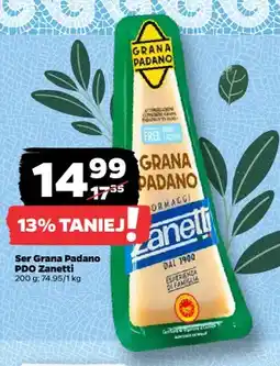 Netto Ser Grana Padano PDO Zanetti oferta
