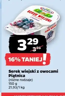 Netto Serek wiejski z owocami Piątnica oferta