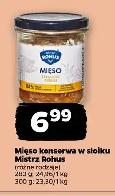 Netto Mięso konserwa w słoiku Mistrz Rohus oferta