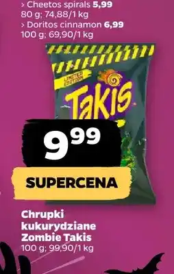 Netto Chrupki kukurydziane Zombie Takis oferta