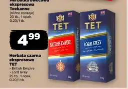 Netto Herbata czarna ekspresowa TET British Empire oferta
