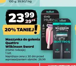 Netto Maszynka do golenia Quattro Wilkinson Sword oferta