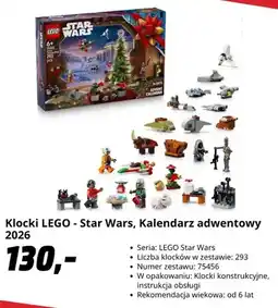Media Markt Klocki LEGO Star Wars Kalendarz adwentowy 2026 oferta