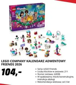 Media Markt LEGO Company kalendarz adwentowy Friends 2026 oferta