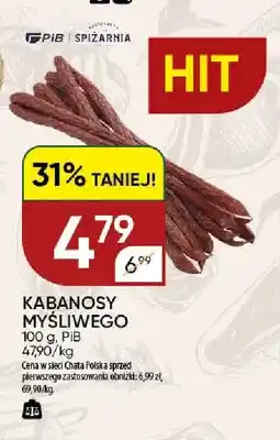 Chata Polska Kabanosy myśliwego PiB oferta