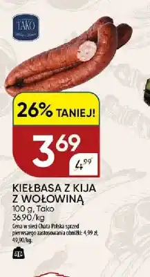 Chata Polska Kiełbasa z kija z wołowiną Tako oferta