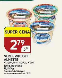Chata Polska Serek wiejski Almette kremowy oferta