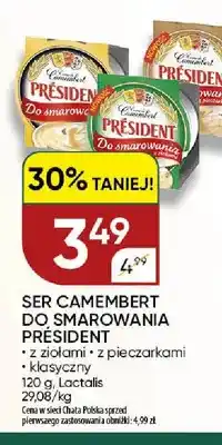 Chata Polska Ser camembert do smarowania z ziołami Président oferta
