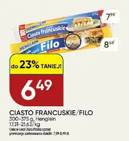 Chata Polska Ciasto francuskie Henglein oferta