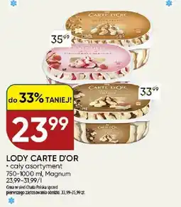 Chata Polska Lody Carte D'Or oferta