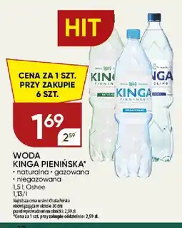 Chata Polska Woda niegazowana Kinga Pienińska naturalna oferta