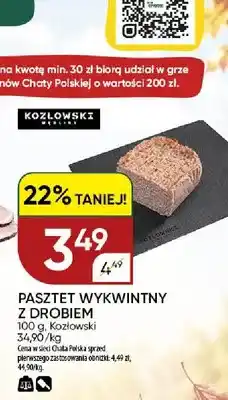 Chata Polska Pasztet wykwintny z drobiem Kozłowski oferta