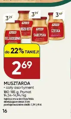 Chata Polska Musztarda bardzo ostra Prymat oferta