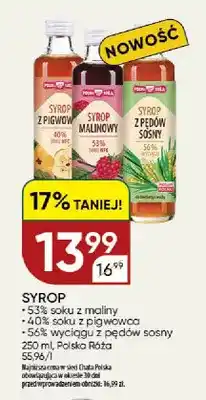 Chata Polska Syrop malinowy Polska Róża oferta