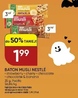 Chata Polska Baton Musli strawberry Nestlé oferta