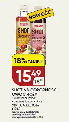 Chata Polska Shot na odporność owoc róży kurkuma imbir Polska Róża oferta