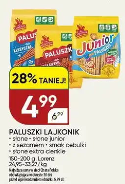 Chata Polska Paluszki słone junior Lajkonik oferta