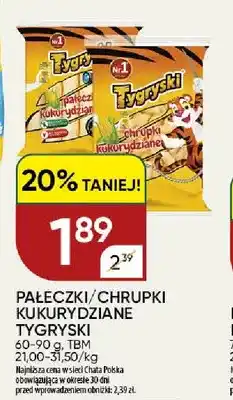 Chata Polska Pałeczki kukurydziane Tygryski oferta