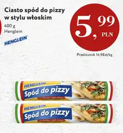 Market Point Ciasto spód do pizzy w stylu włoskim Henglein oferta