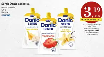 Serek Danio saszetka o smaku waniliowym Danone