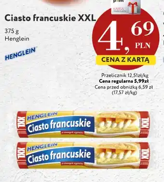 Ciasto francuskie XXL Henglein