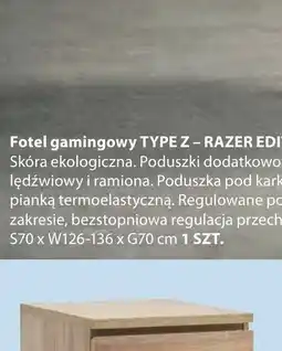 JYSK Fotel gamingowy ABILDA oferta