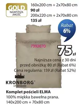 JYSK Prześcieradło z gumką MIRIAM oferta