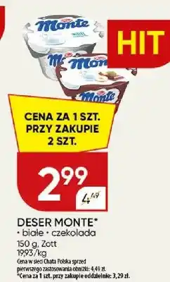 Chata Polska Deser Monte czekolada oferta