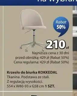 JYSK Krzesło do biurka Kokkedal oferta