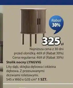 JYSK Stolik nocny Lyngvig oferta