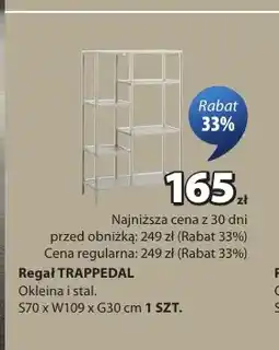 JYSK Regał Trappedal S70xW109xG30 cm oferta