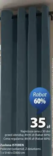 JYSK Zasłona ISTEREN oferta
