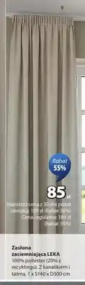 JYSK Zasłona zaciemniająca Leka oferta