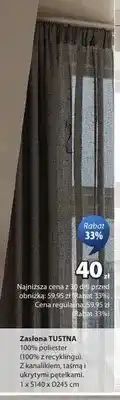 JYSK Zasłona Tustna oferta