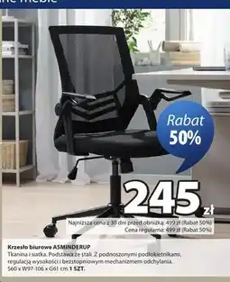 JYSK Krzesło biurowe Asminderup oferta