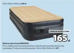 JYSK Materac dmuchany Bredeng S94xD198xW46 cm oferta