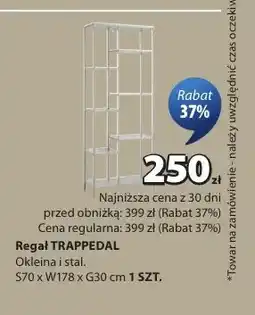 JYSK Regał Trappedal S70xW178xG30 cm oferta