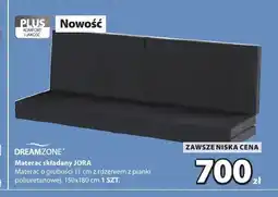 JYSK Materac składany Jora 150x180 cm Dreamzone oferta