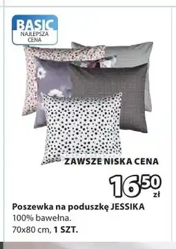 JYSK Poszewka na poduszkę Jessika 70x80 cm oferta