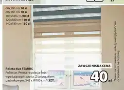 JYSK Roleta duo Femris 60x180 cm oferta