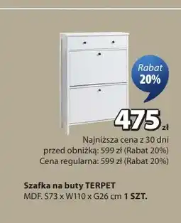 JYSK Szafka na buty Terpet oferta