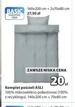 JYSK Komplet pościeli Asli 160x200 cm + 2x70x80 oferta